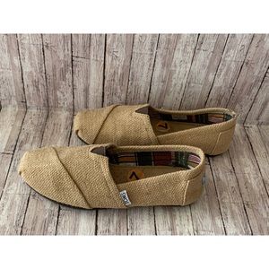 TOMS Women's Burlap Woven Classic Shoes Size 7
